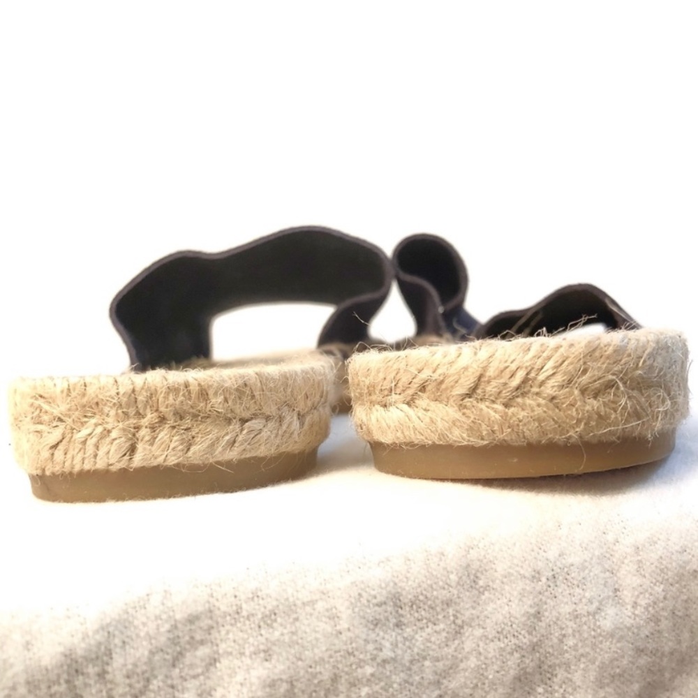 J. Crew Black Espadrille Slides - Picture 4 of 8